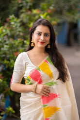 Soft Silk Temple woven Zari Pattu Saree