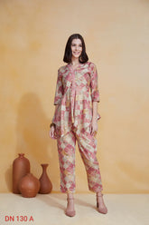 modar chanderi Silk Pink Co-ord