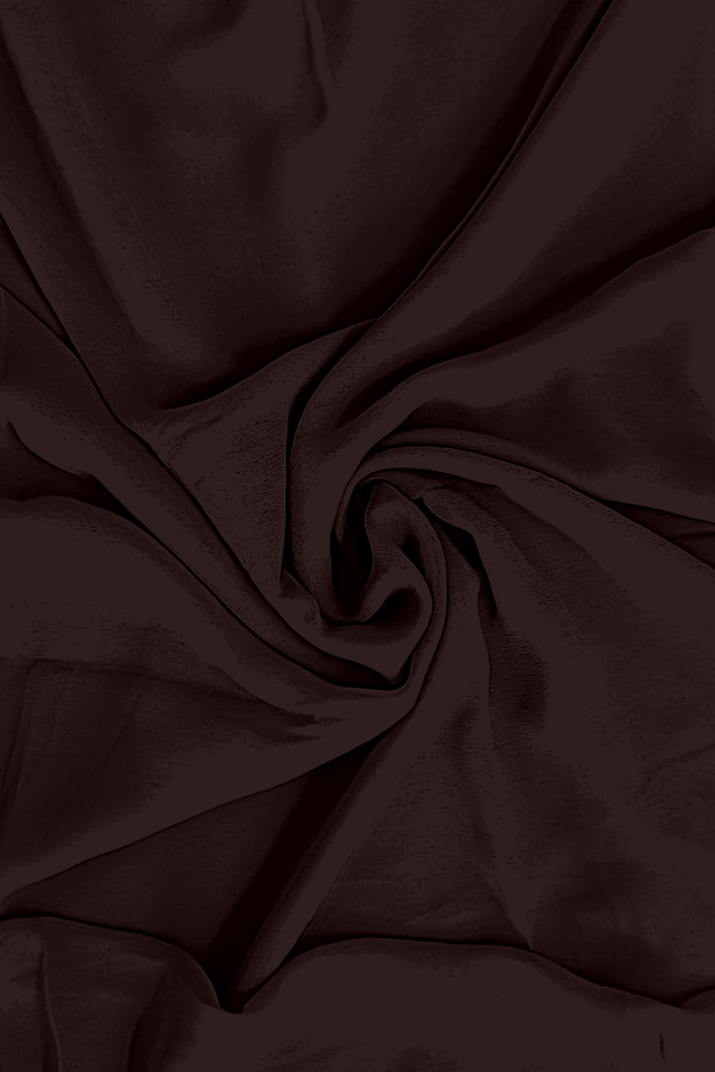 georgette weightless dark coffee saree with grain texture