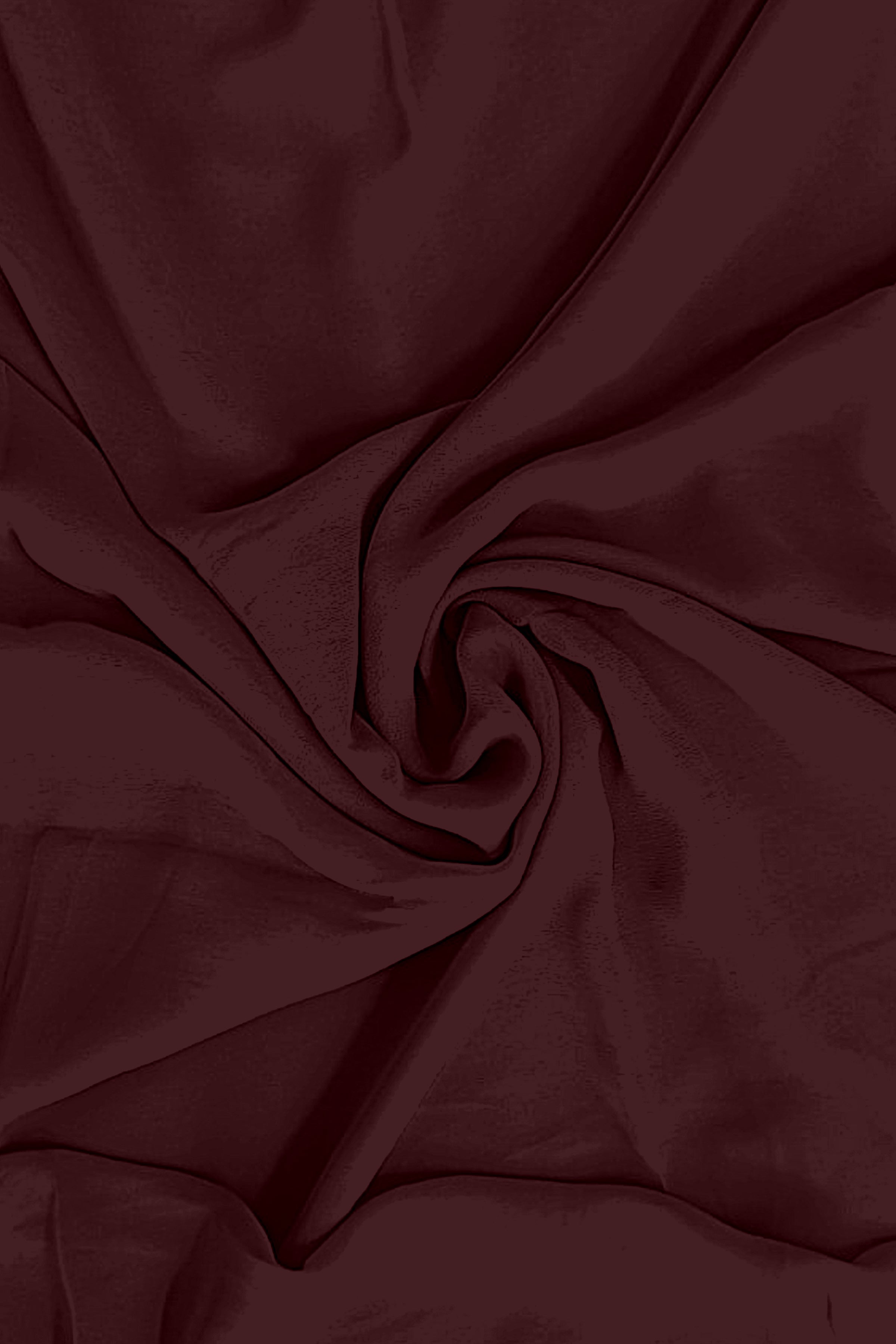 georgette weightless dark maroon saree with grain texture