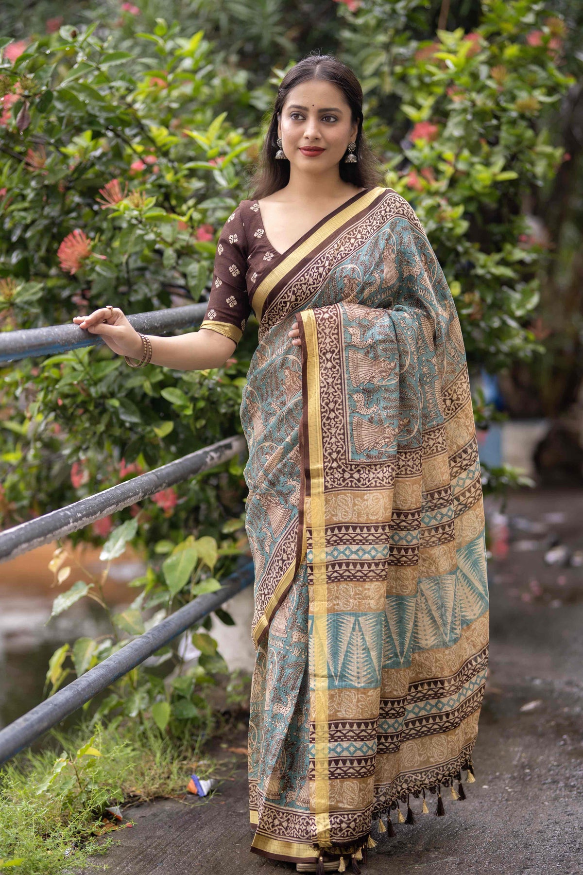 Soft Kota Silk Printed saree