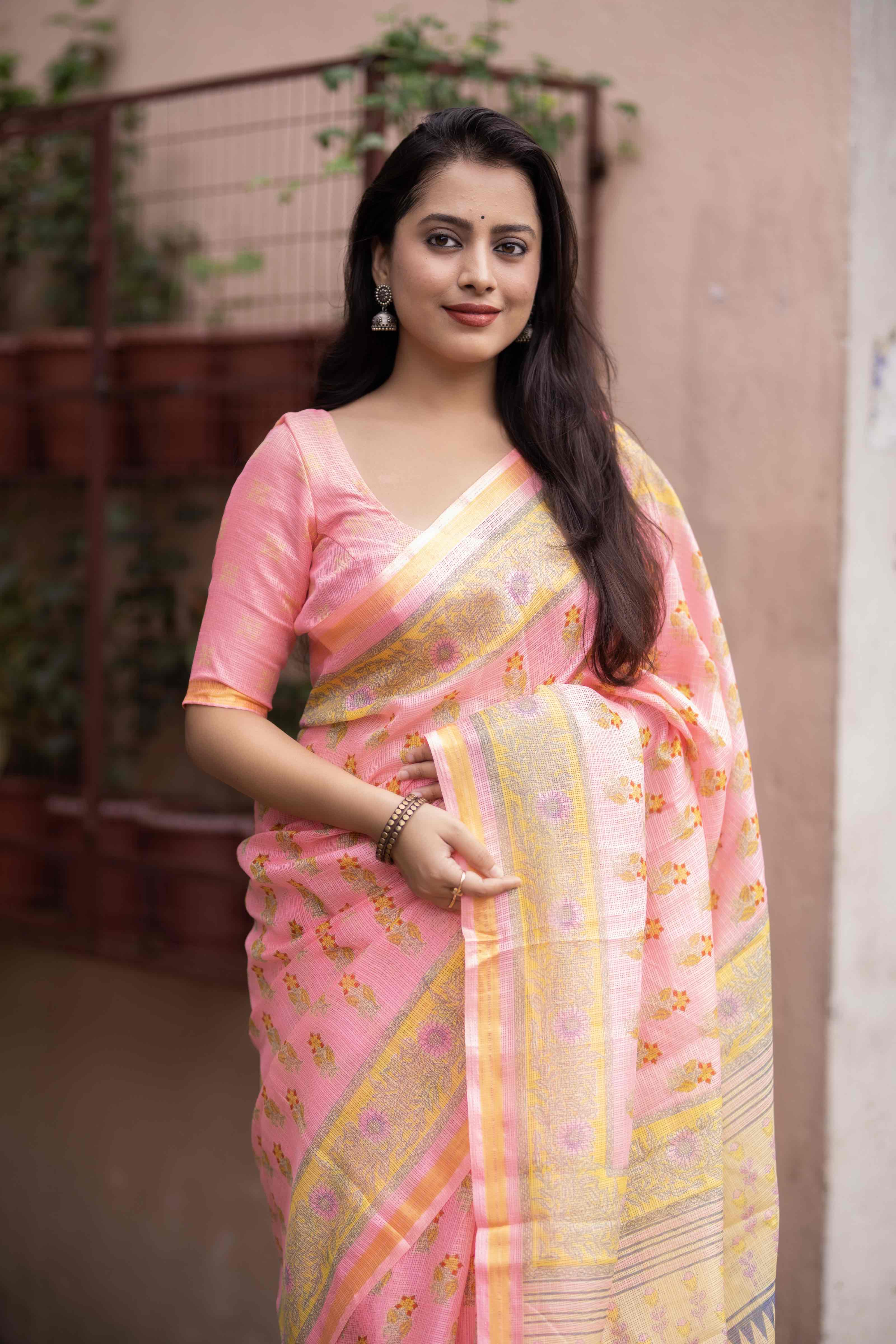 Soft Kota Silk Printed saree