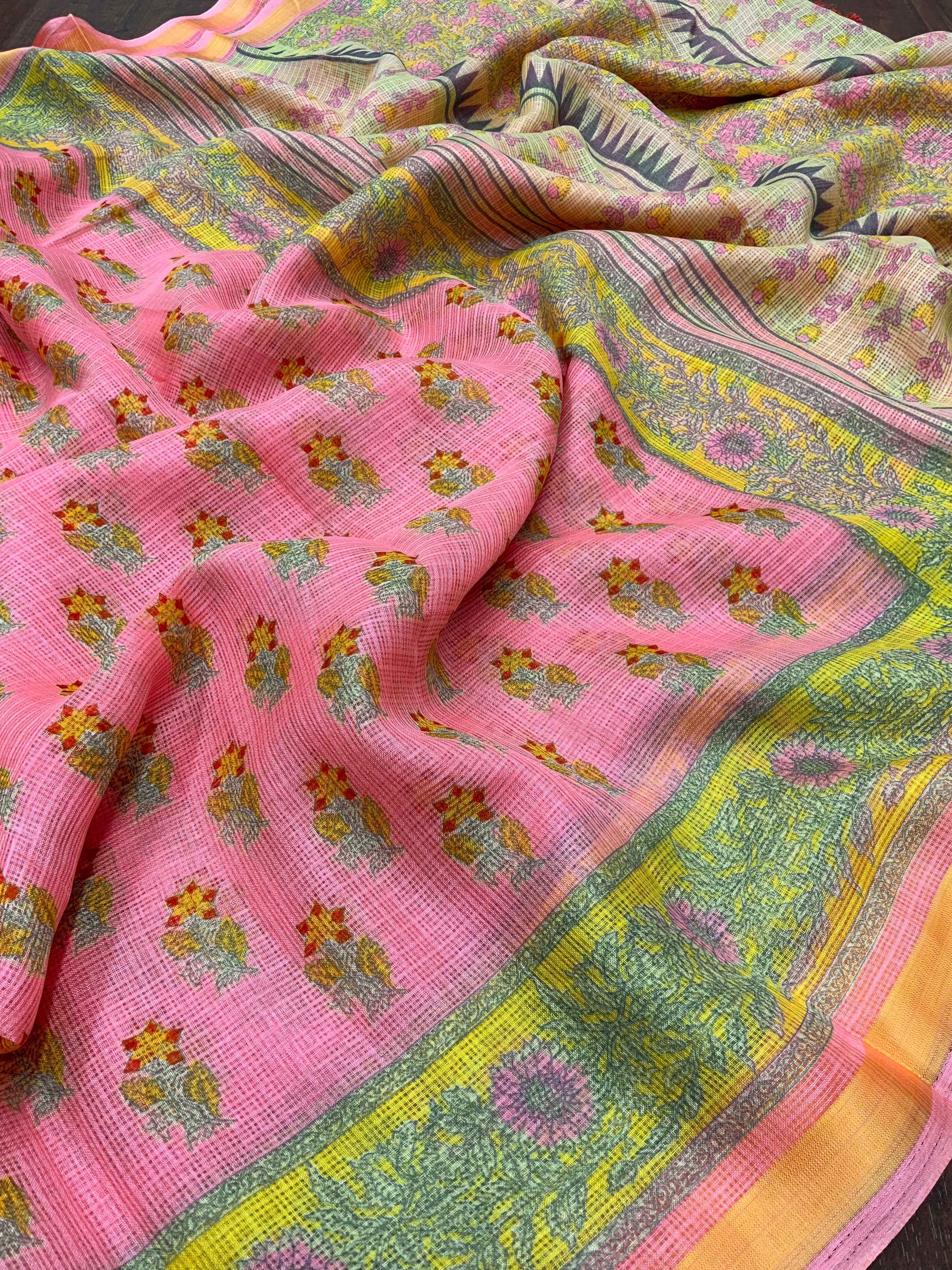 Soft Kota Silk Printed saree