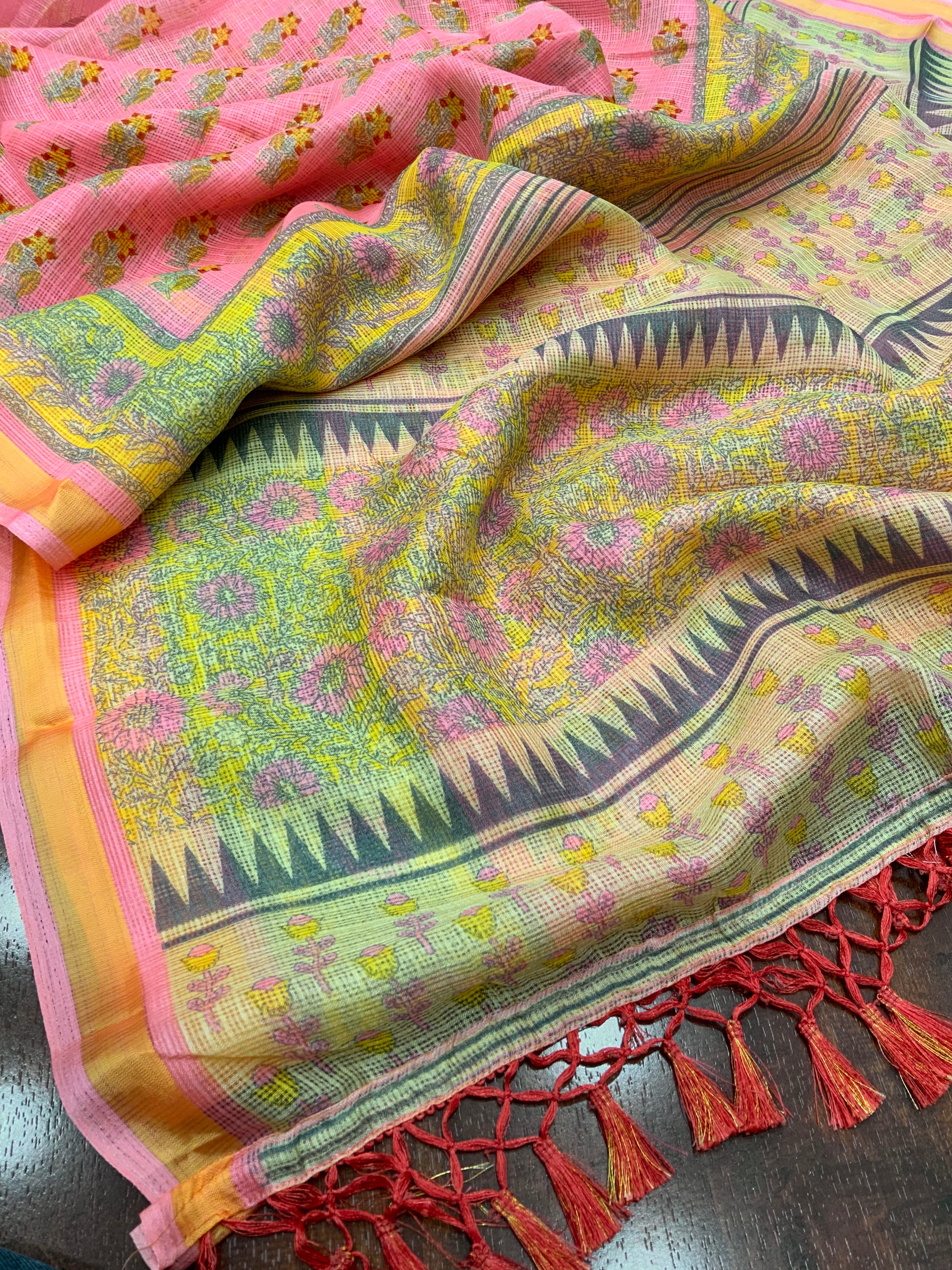 Soft Kota Silk Printed saree