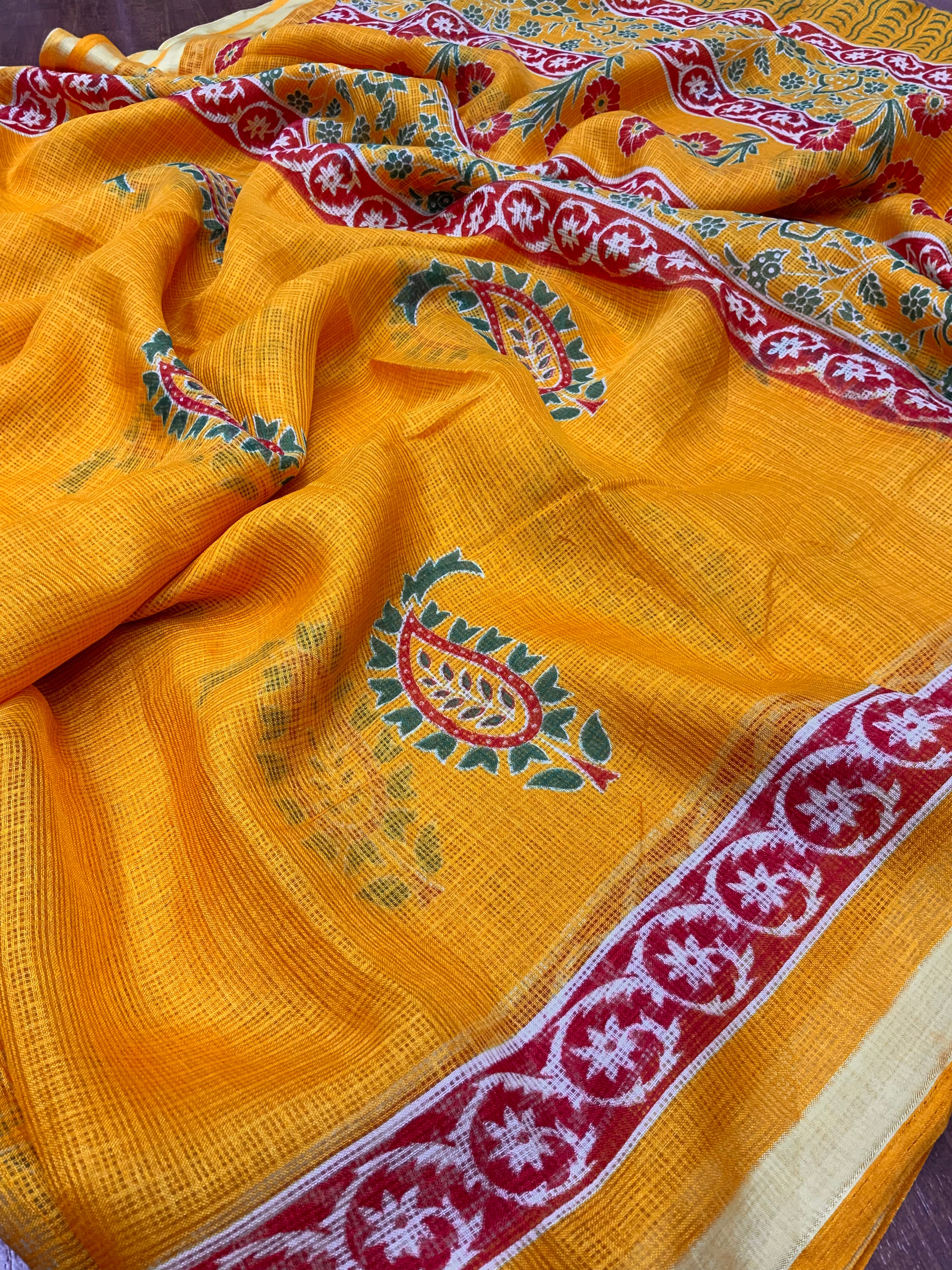 Soft Kota Silk Printed saree