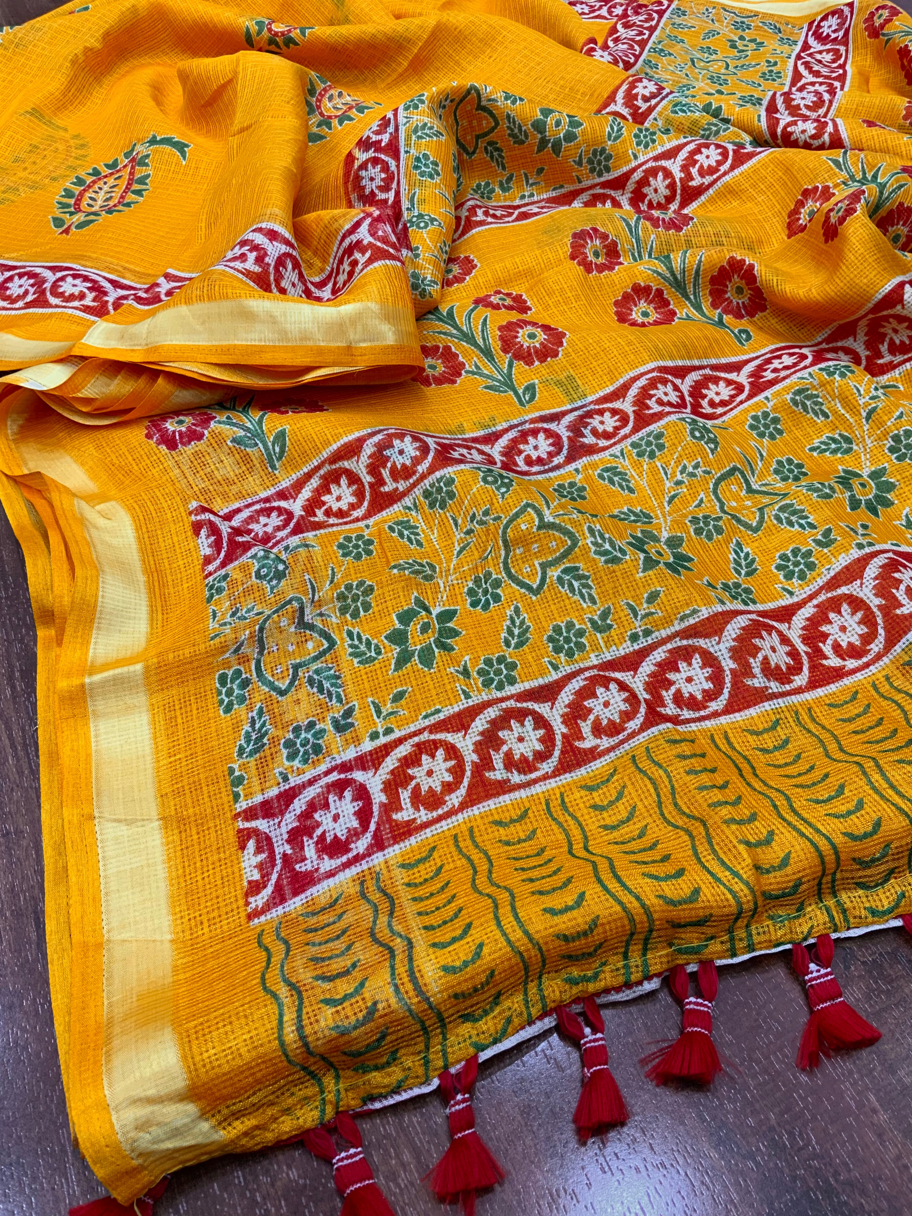 Soft Kota Silk Printed saree