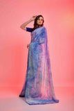 Prizam Sequence Strip Chiffon Saree