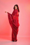 Prizam Sequence Strip Chiffon Saree