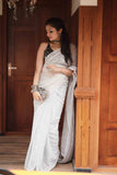 Soft Chiffon Zari Saree