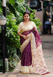 Kota Doria printed saree