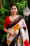 Kota Doria printed saree