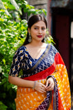 Kota Doria printed saree