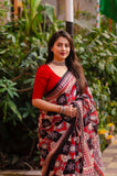 Jute Silk Printed saree