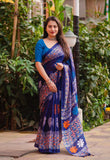 Jute Silk Printed saree