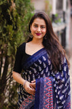 Jute Silk Printed saree