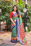 Jute Silk Printed saree