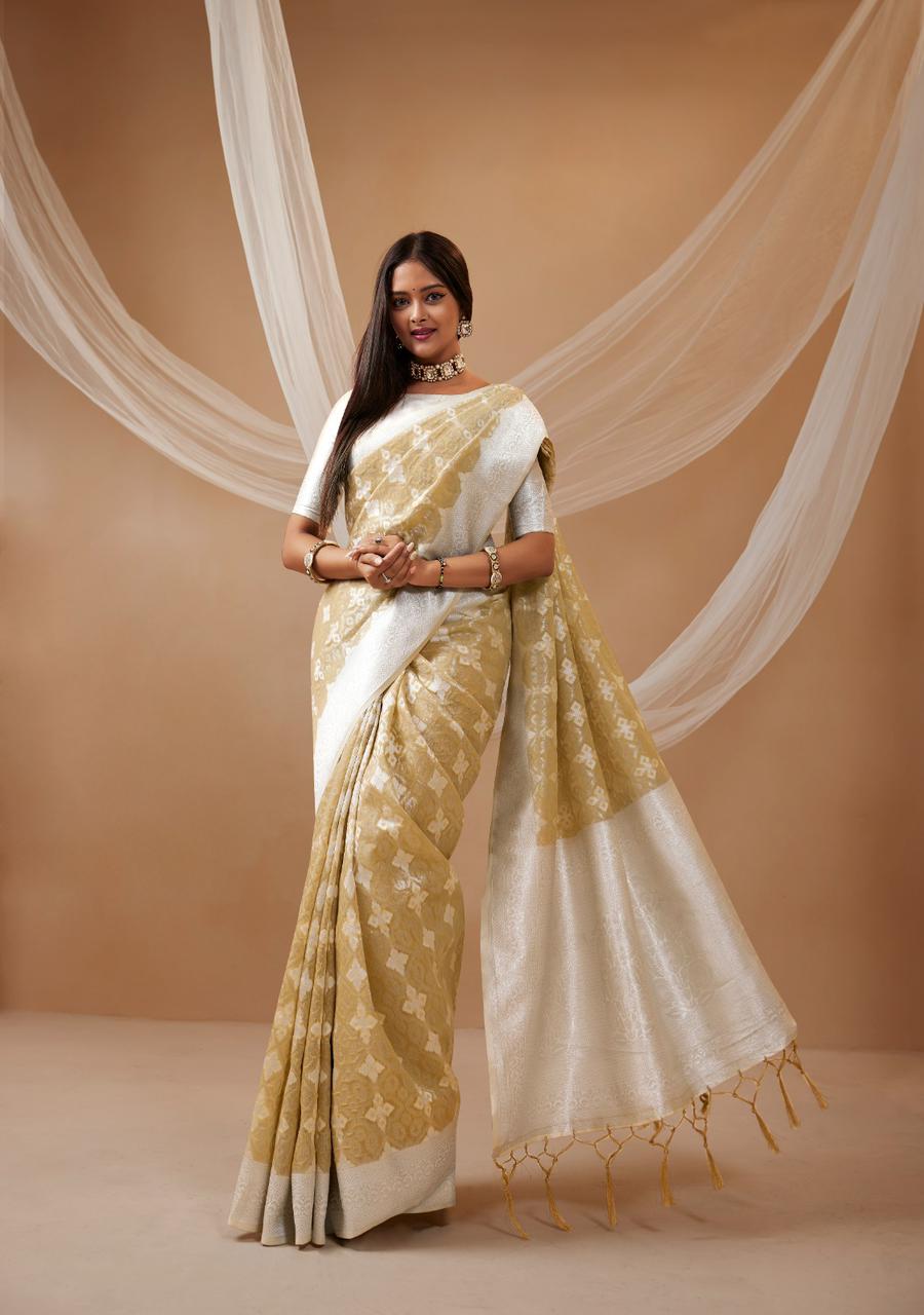 Cotton Silk Zari Woven Saree