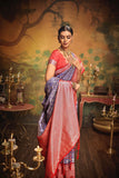 Kanjivaram Soft Silk Saree With Silk Blouse