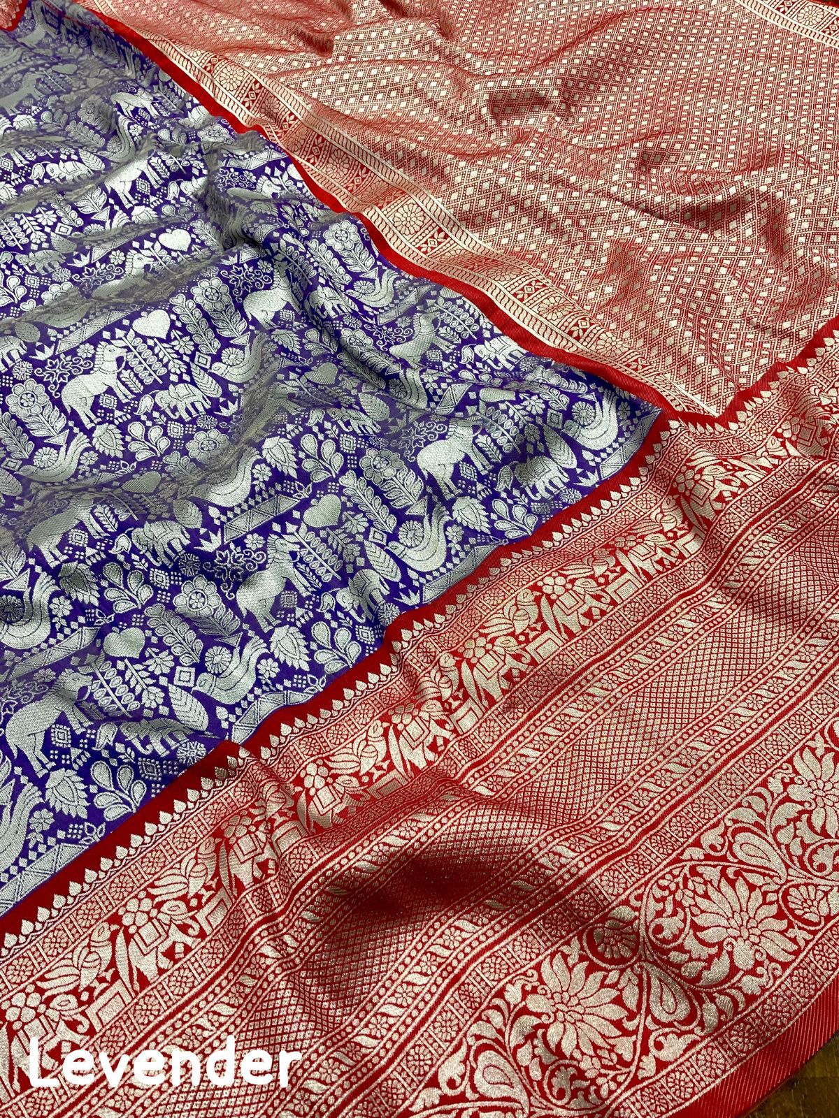 Kanjivaram Soft Silk Saree With Silk Blouse