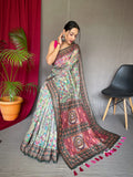 Malai Cotton Kalamkari Weaving Saree