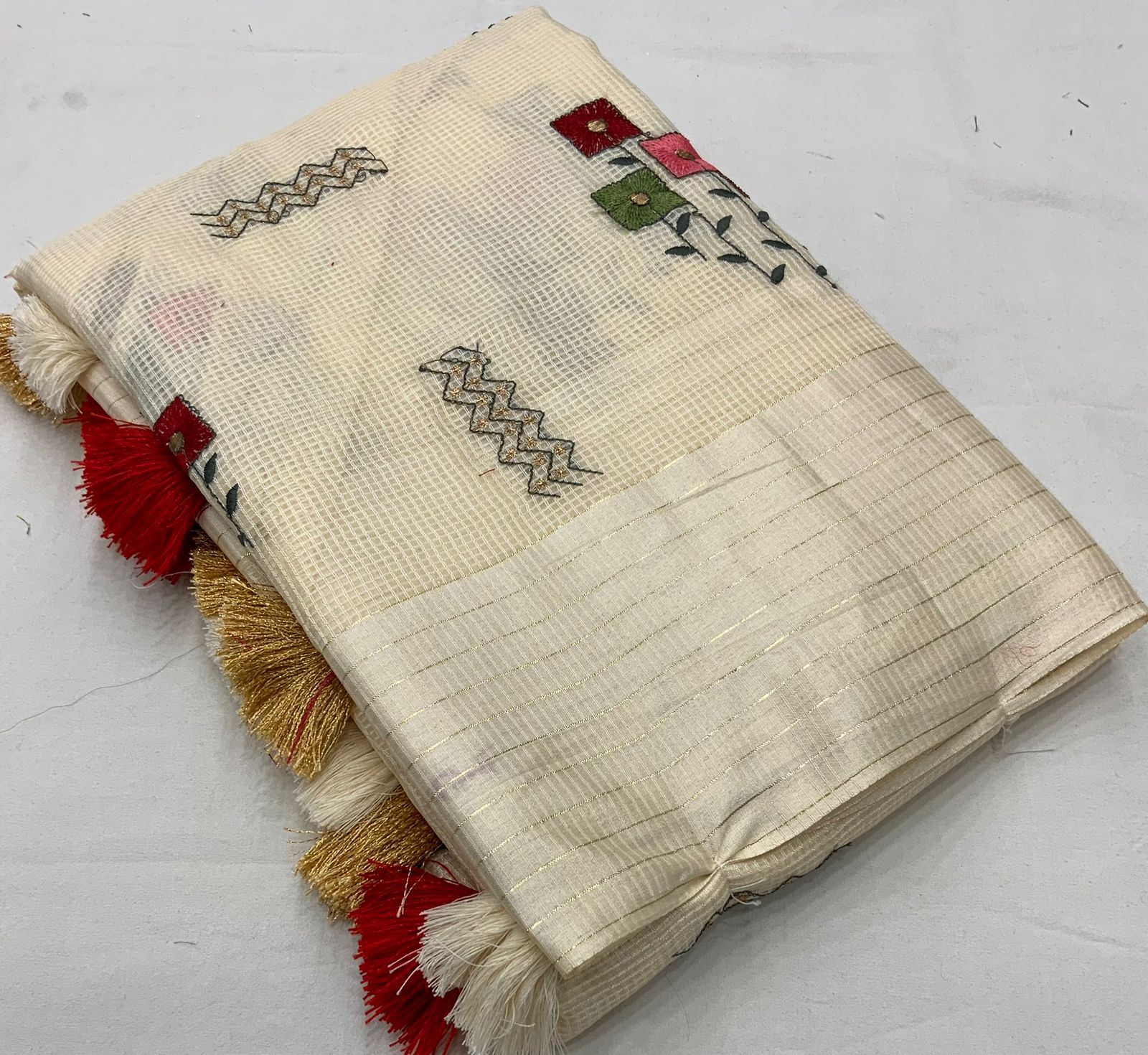 Soft Kota Silk Saree With Phantom Silk Blouse