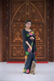 Soft Silk Woven Saree With Silk Blouse