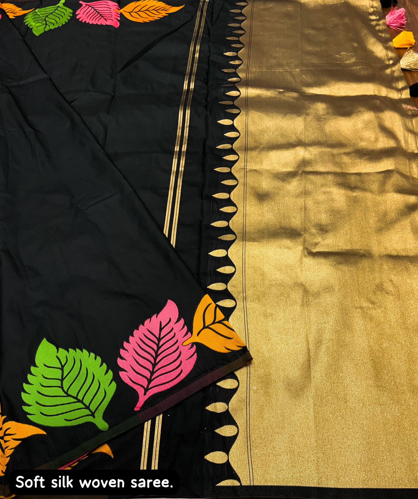 Soft Silk Woven Saree With Silk Blouse